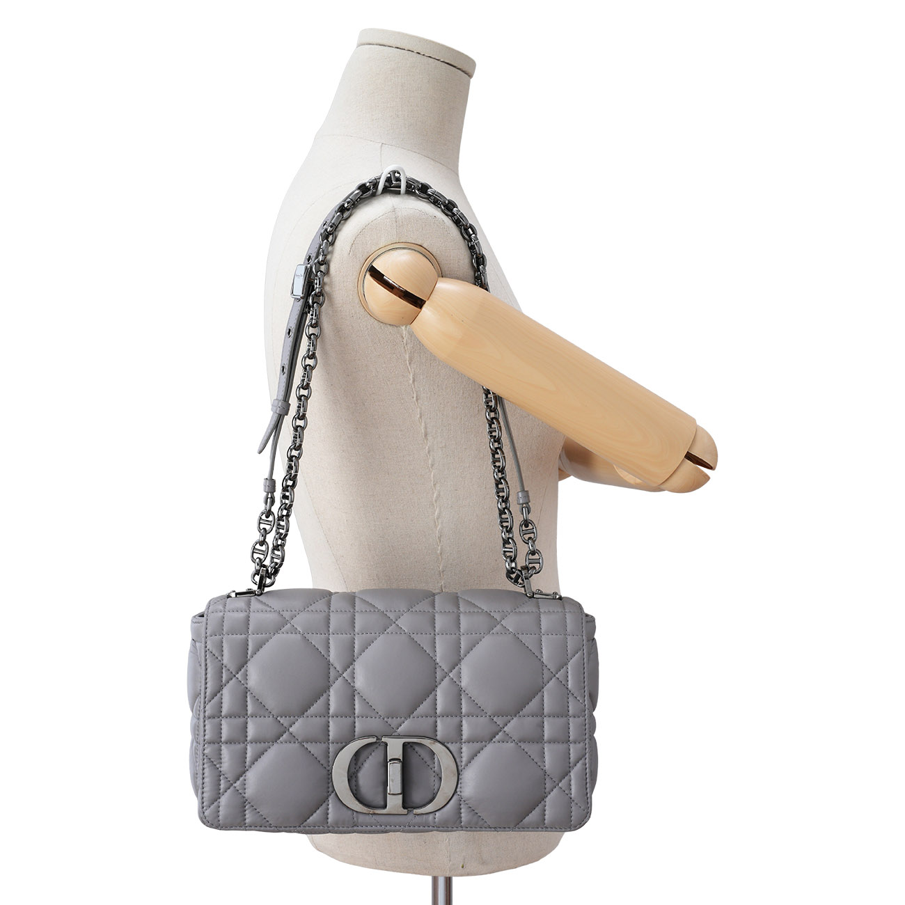 CHRISTIAN DIOR(USED)디올 매크로 까나쥬 카로 미듐 체인 숄더백